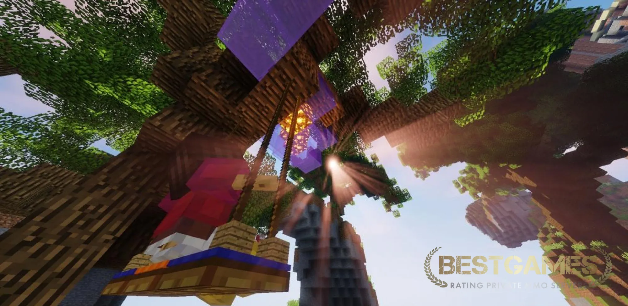 Mineland СкайБлок, БедВарс | bestgames.to