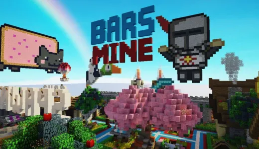 🎵 BarsMine 🎵 Выживание, Скайблок, Анархия, BW💎 сервер Майнкрафт | bestgames.to