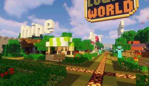 😈 LuckyWorld 😈 Выживание, МиниИгры, СкайБлок🔥 сервер Майнкрафт | bestgames.to