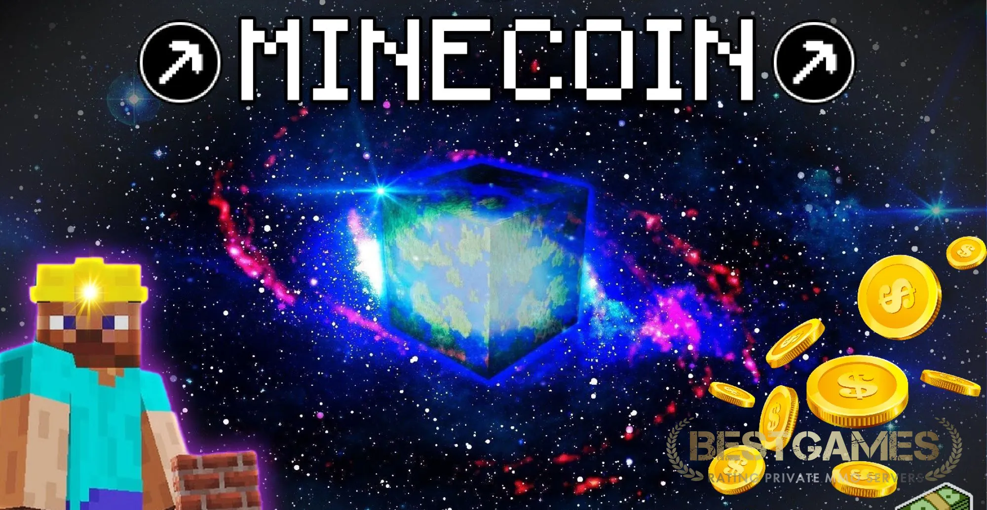 MinelCoin.AI - сервер, где платят | bestgames.to