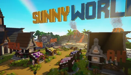 ❤️SunnyWorld❤️ 1.8-1.21 PvP, Мини-Игры 😡 Анархия сервер Майнкрафт | bestgames.to