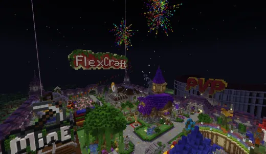 FlexCraft ✦ Выживание • /FREE (1.16.5–1.21.11) сервер Майнкрафт | bestgames.to