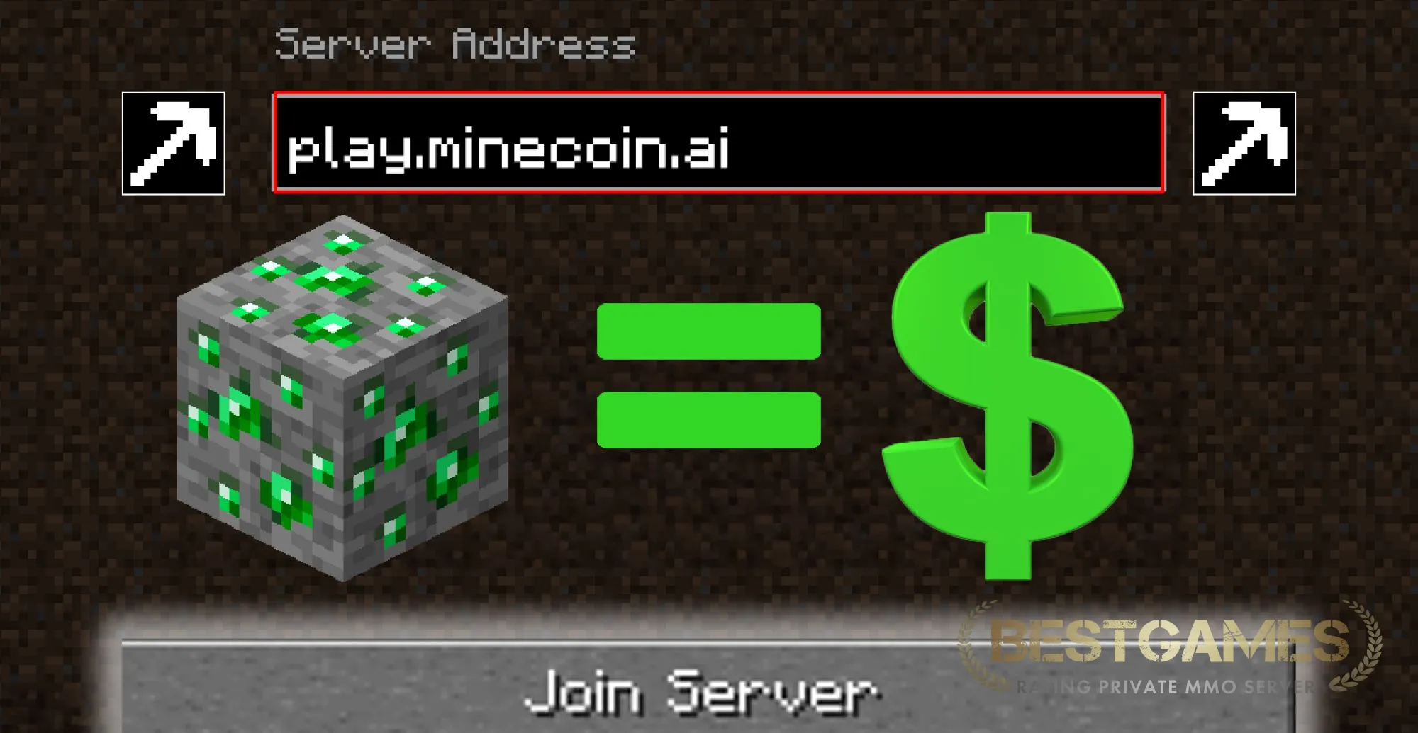 MinelCoin.AI - сервер, где платят | bestgames.to