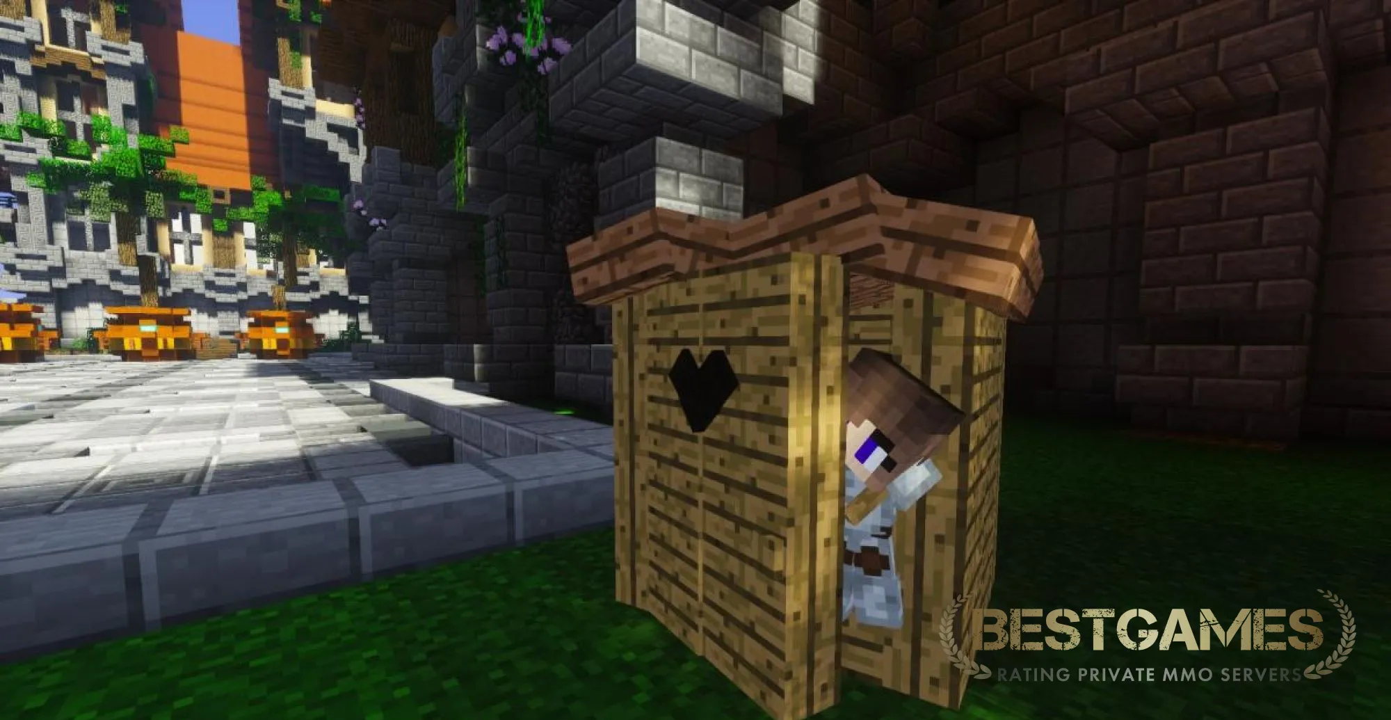 Mineland СкайБлок, БедВарс | bestgames.to